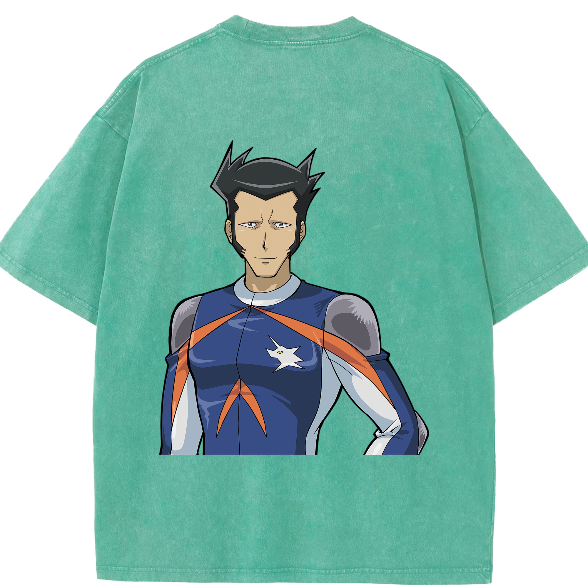 （画像用） 遊☆戯☆王 Yu-Gi-Oh! 綿100% ヴィンテージ風 半袖Tシャツ（背面プリント）